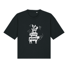 Be Kind To Every Kind Women's Boxy T-Shirt - Vegan America