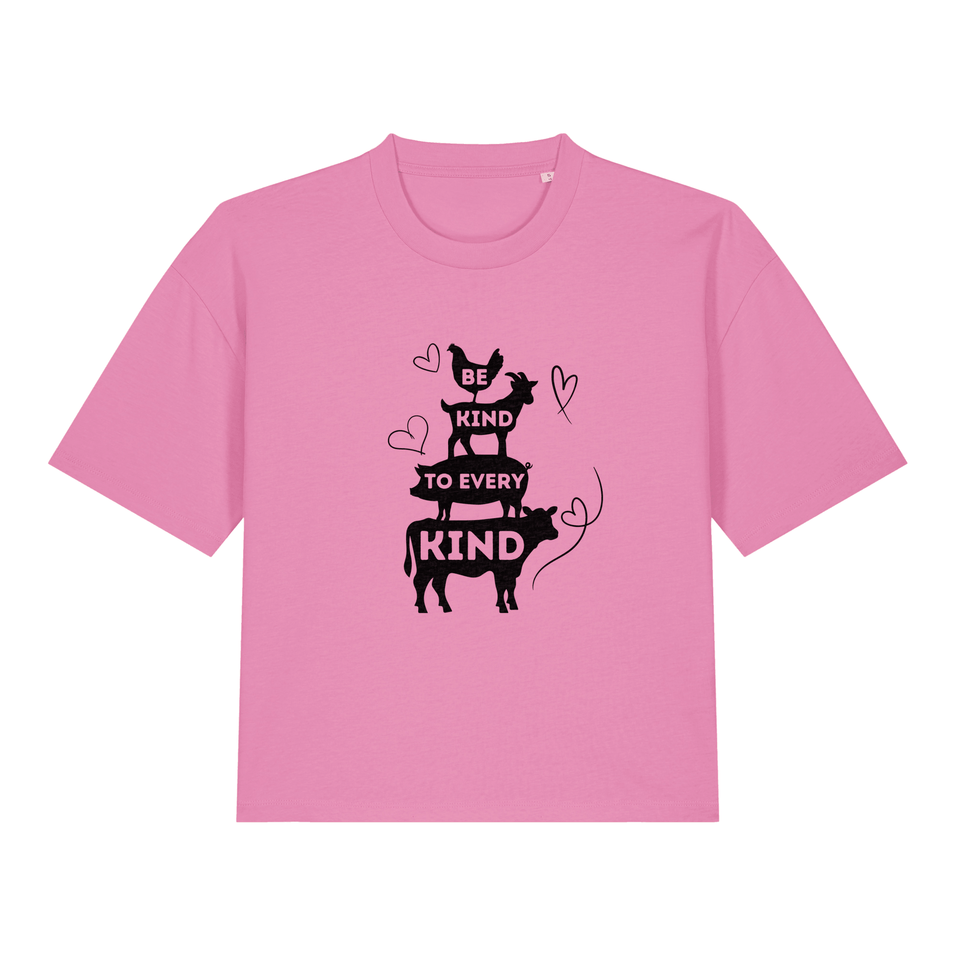 Be Kind To Every Kind Women's Boxy T-Shirt - Vegan America