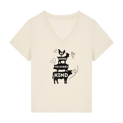 Be Kind To Every Kind Women's V Neck T-Shirt