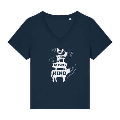 Be Kind To Every Kind Women's V Neck T-Shirt