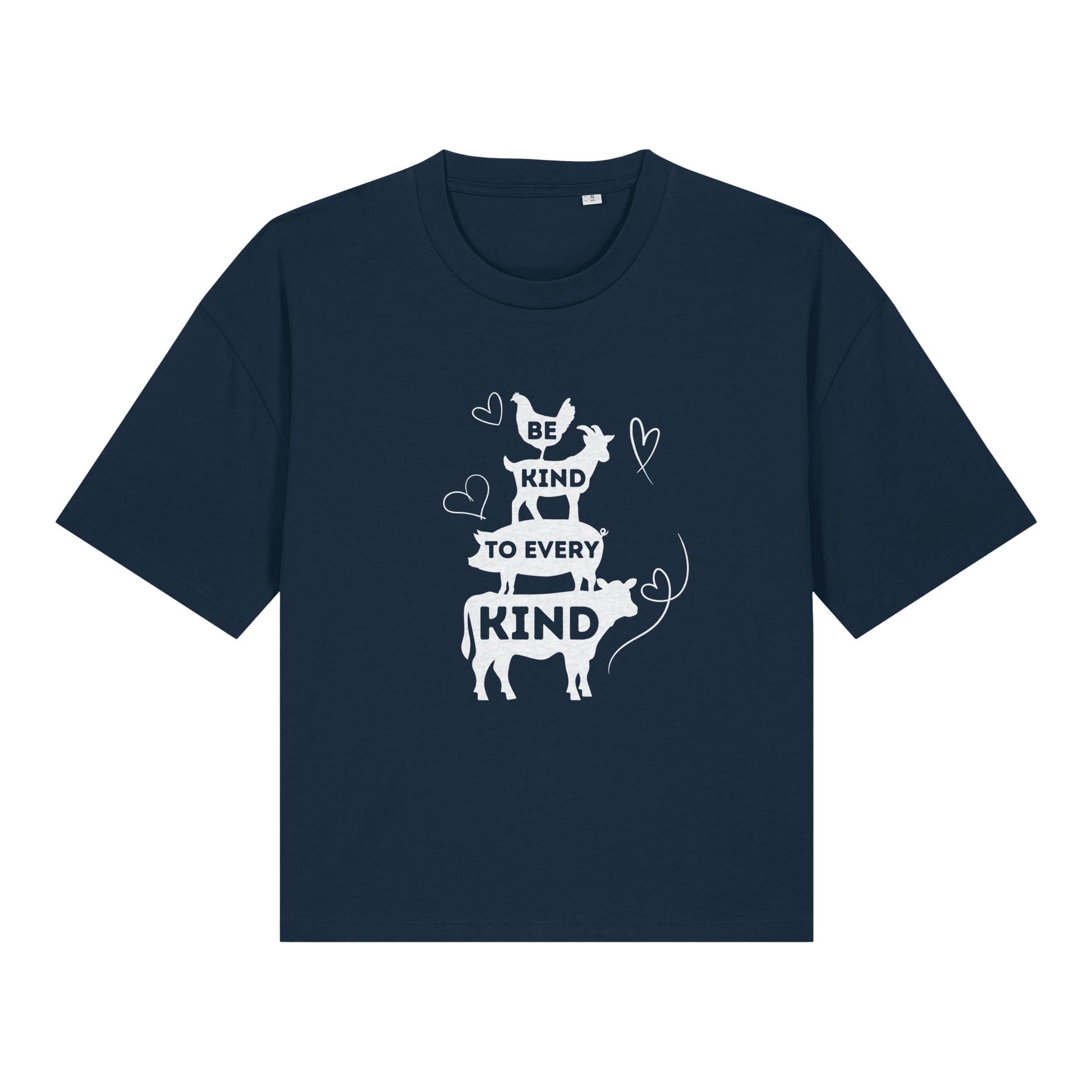 Be Kind To Every Kind Women's Boxy T-Shirt - Vegan America