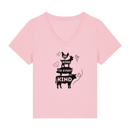 Be Kind To Every Kind Women's V Neck T-Shirt