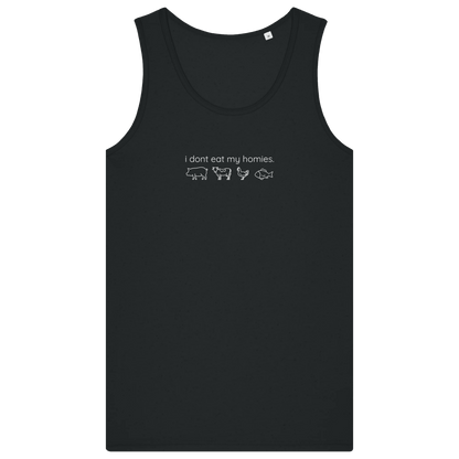 I Don't Eat My Homies Men's Tank Top - Vegan America