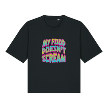My Food Doesn't Scream Women's Boxy T-Shirt - Vegan America