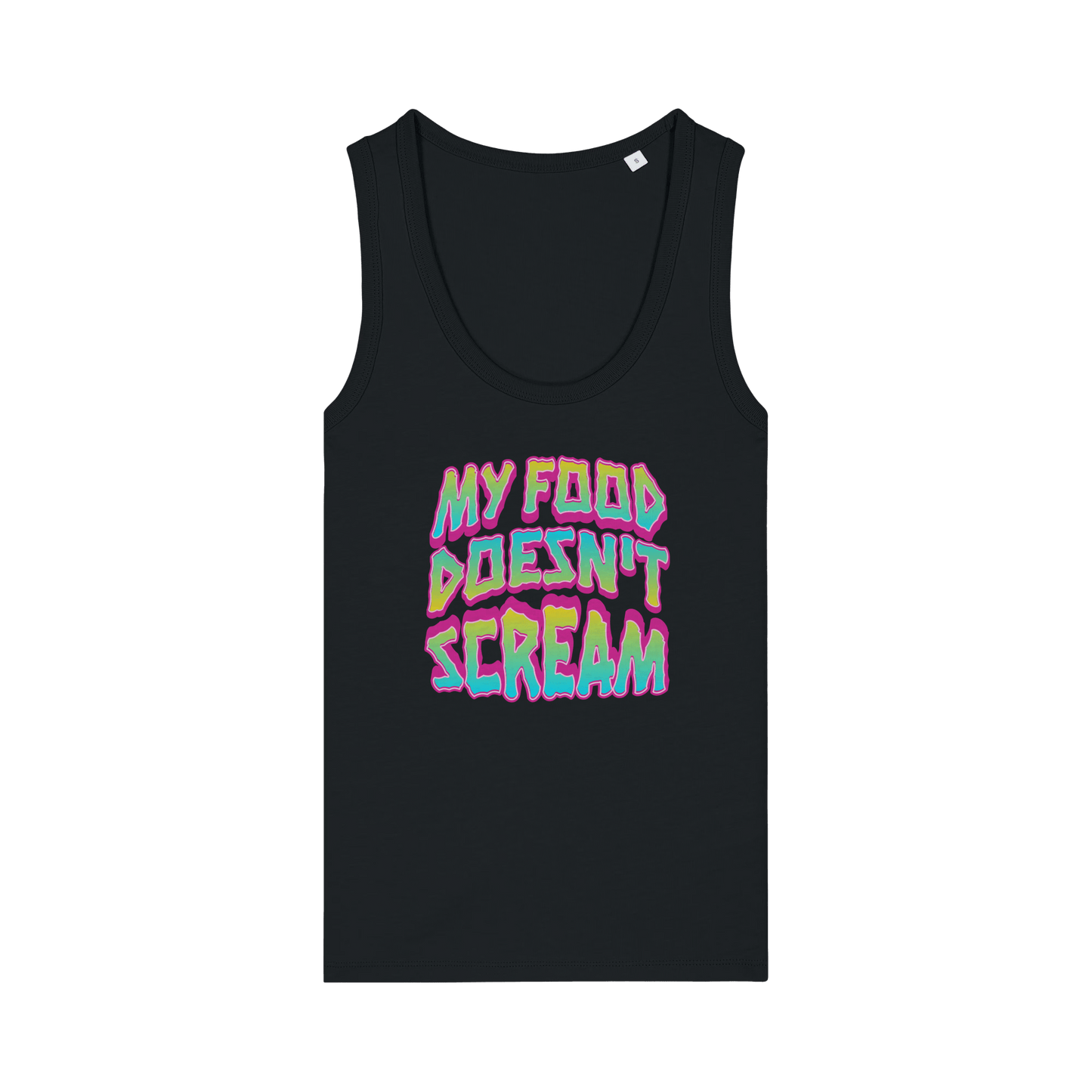 My Food Doesn't Scream Women's Tank Top - Vegan America