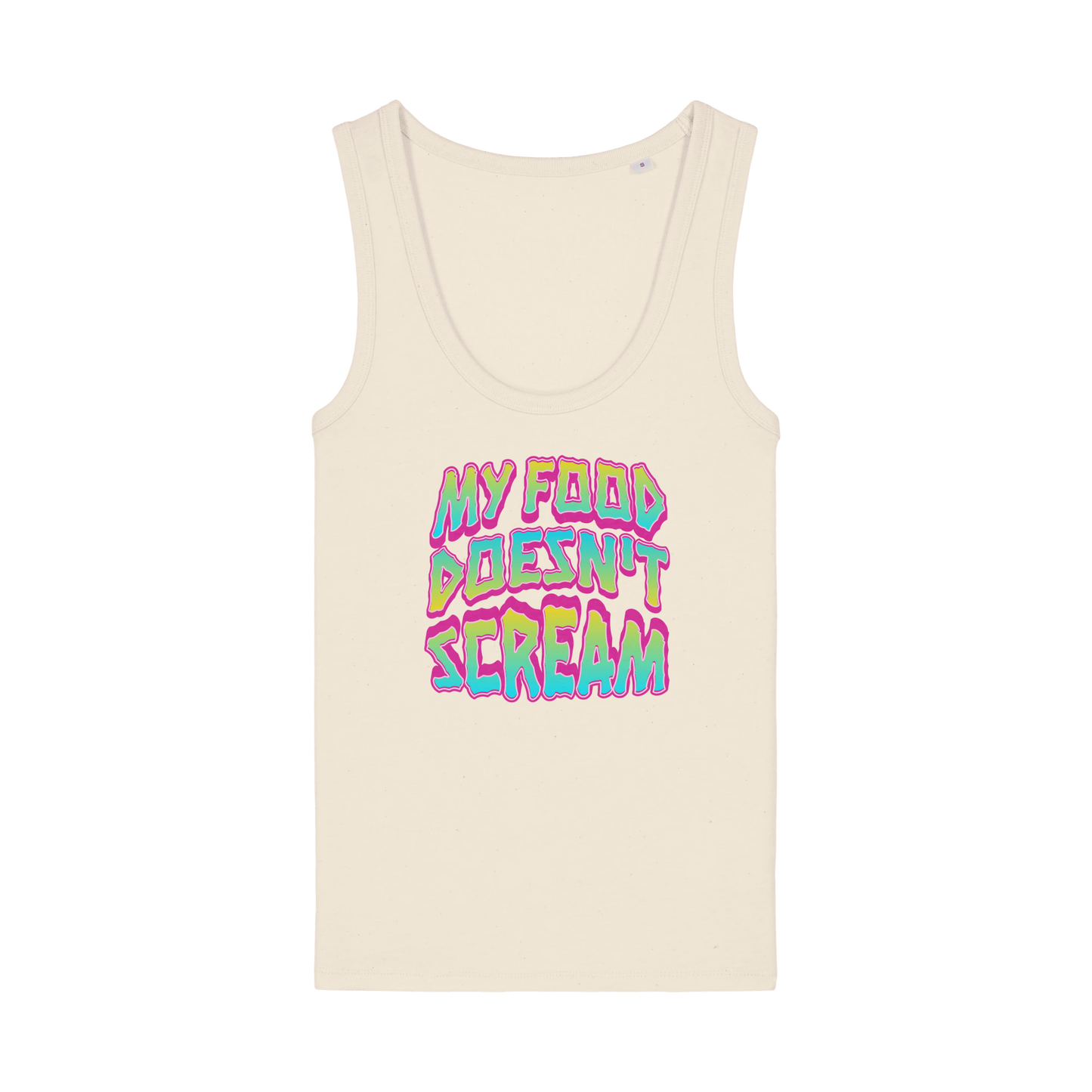 My Food Doesn't Scream Women's Tank Top - Vegan America