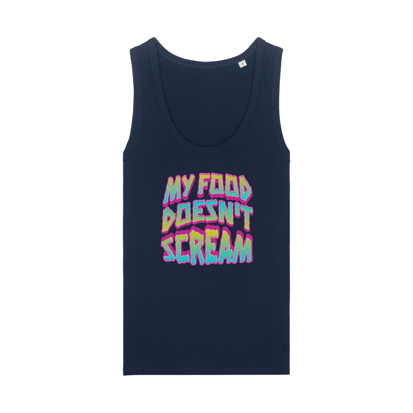 My Food Doesn't Scream Women's Tank Top - Vegan America