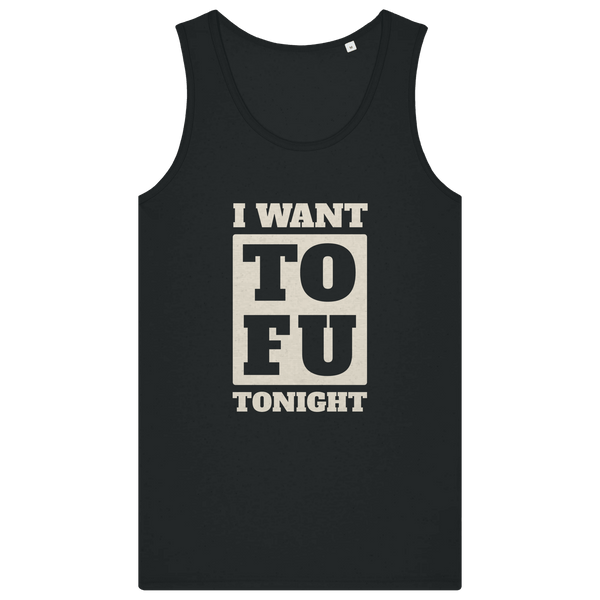 I Want Tofu Men's Tank Top - Vegan America