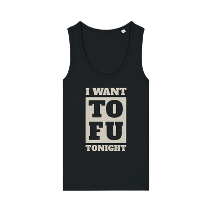 I Want Tofu Women's Tank Top - Vegan America
