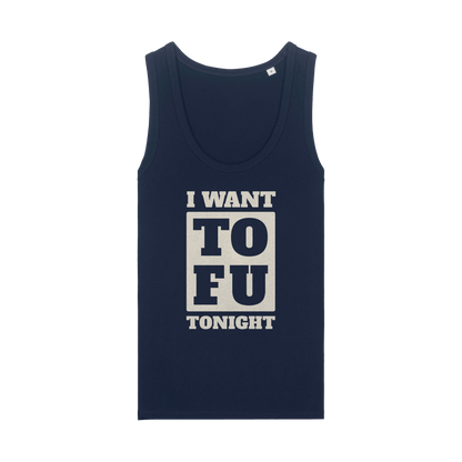 I Want Tofu Women's Tank Top - Vegan America