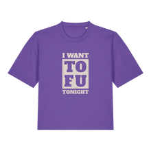 I Want Tofu Women's Boxy T-Shirt - Vegan America