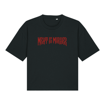 Meat Is Murder Women's Boxy T-Shirt - Vegan America
