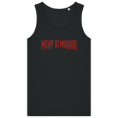 Meat Is Murder Men's Tank Top - Vegan America