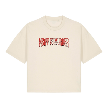 Meat Is Murder Women's Boxy T-Shirt - Vegan America