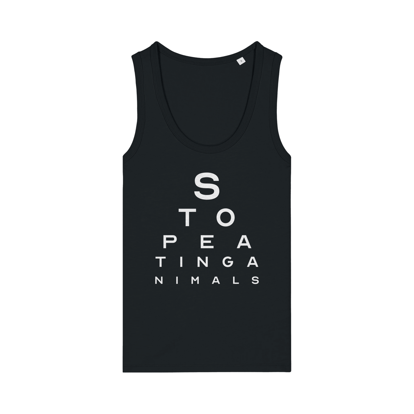 Stop Eating Animals Eye Exam Women's Tank Top - Vegan America