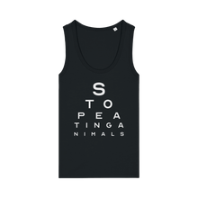 Stop Eating Animals Eye Exam Women's Tank Top - Vegan America
