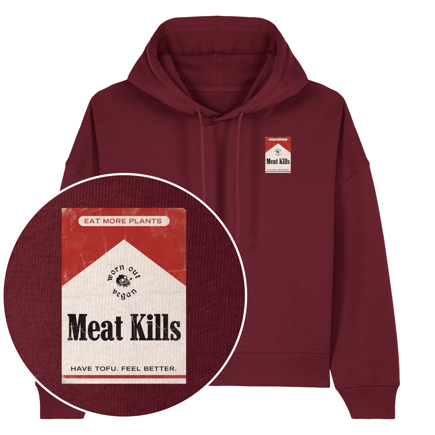 Meat Kills Women's Hoodie - Vegan America