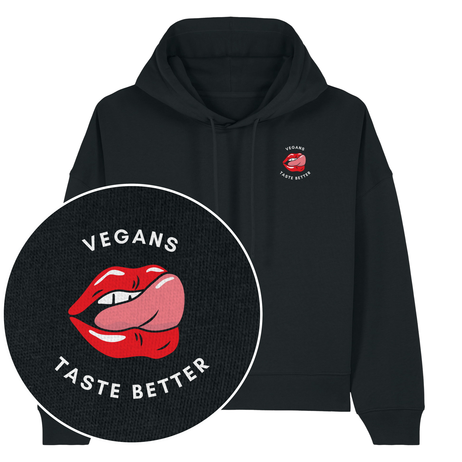 Vegans Taste Better Women's Hoodie - Vegan America