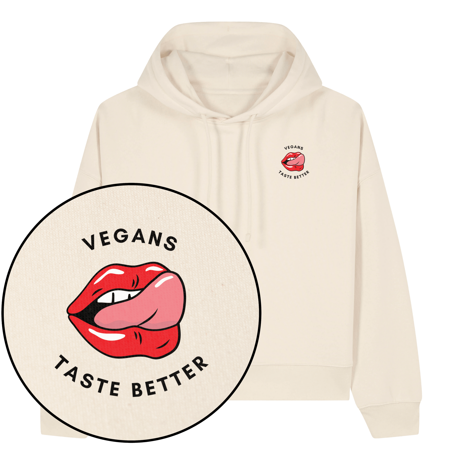 Vegans Taste Better Women's Hoodie - Vegan America