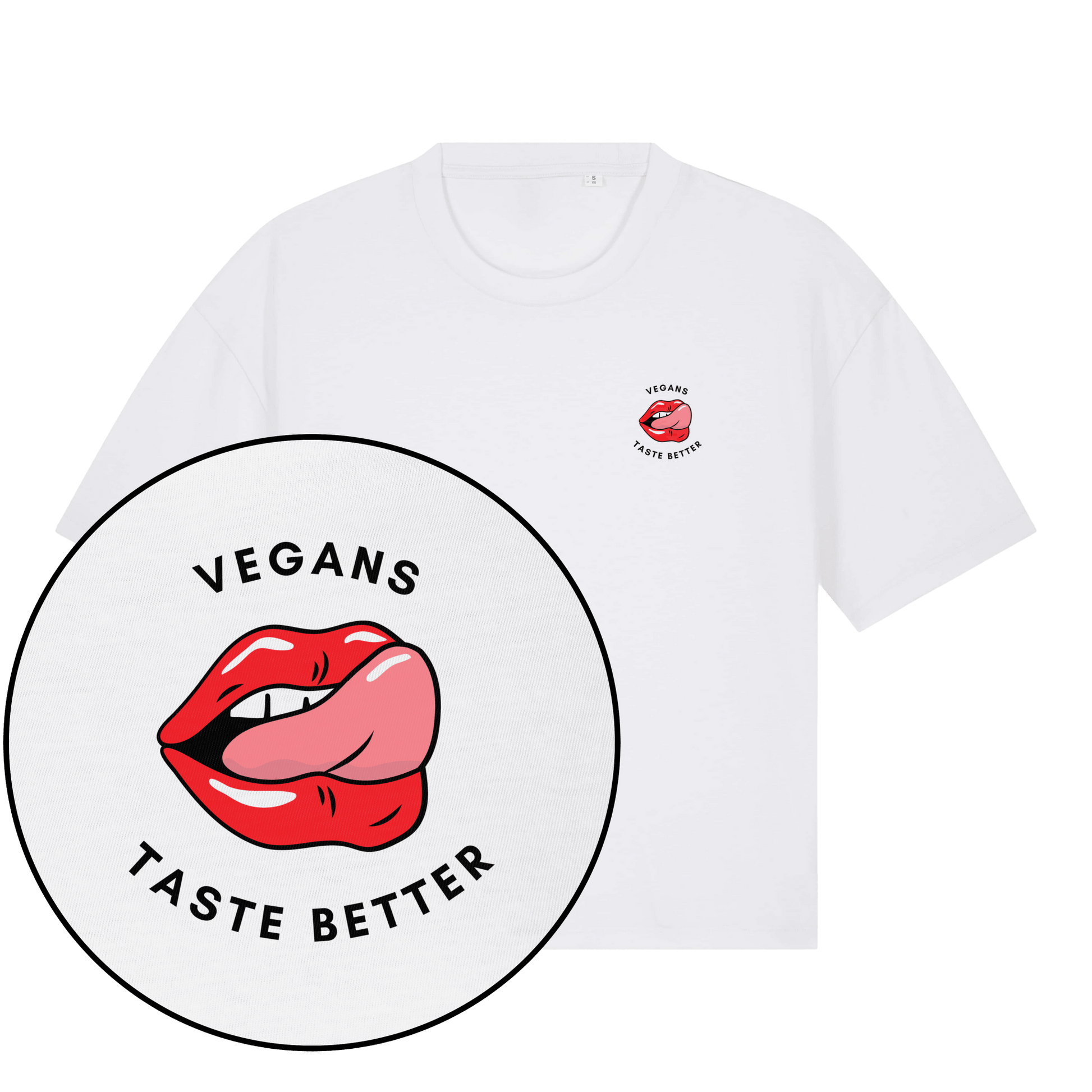 Vegans Taste Better Women's Boxy T-Shirt - Vegan America