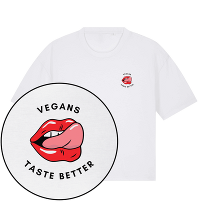 Vegans Taste Better Women's Boxy T-Shirt - Vegan America
