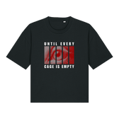 Until Every Cage Is Empty Women's Boxy T-Shirt - Vegan America