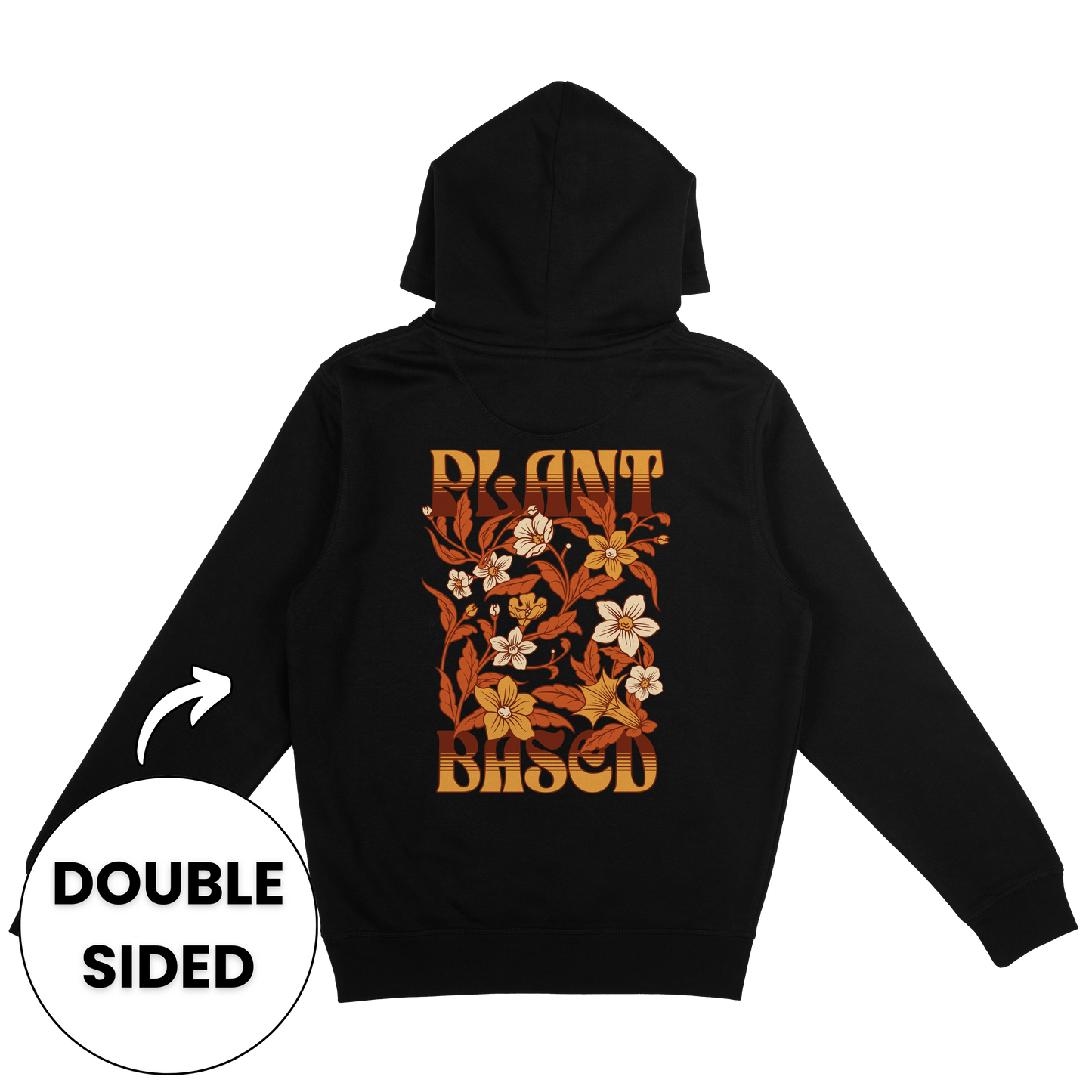 Plant-Based Flowers Streetwear Hoodie