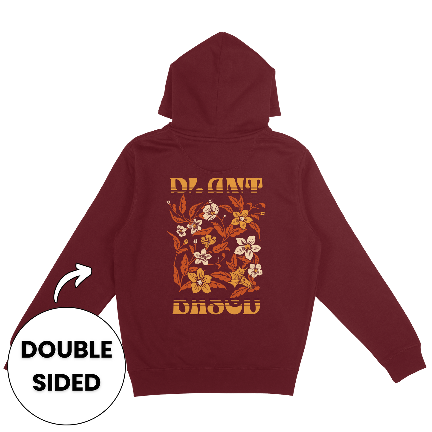 Plant-Based Flowers Streetwear Hoodie