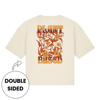 Plant-Based Flowers Streetwear Women's Boxy T-Shirt
