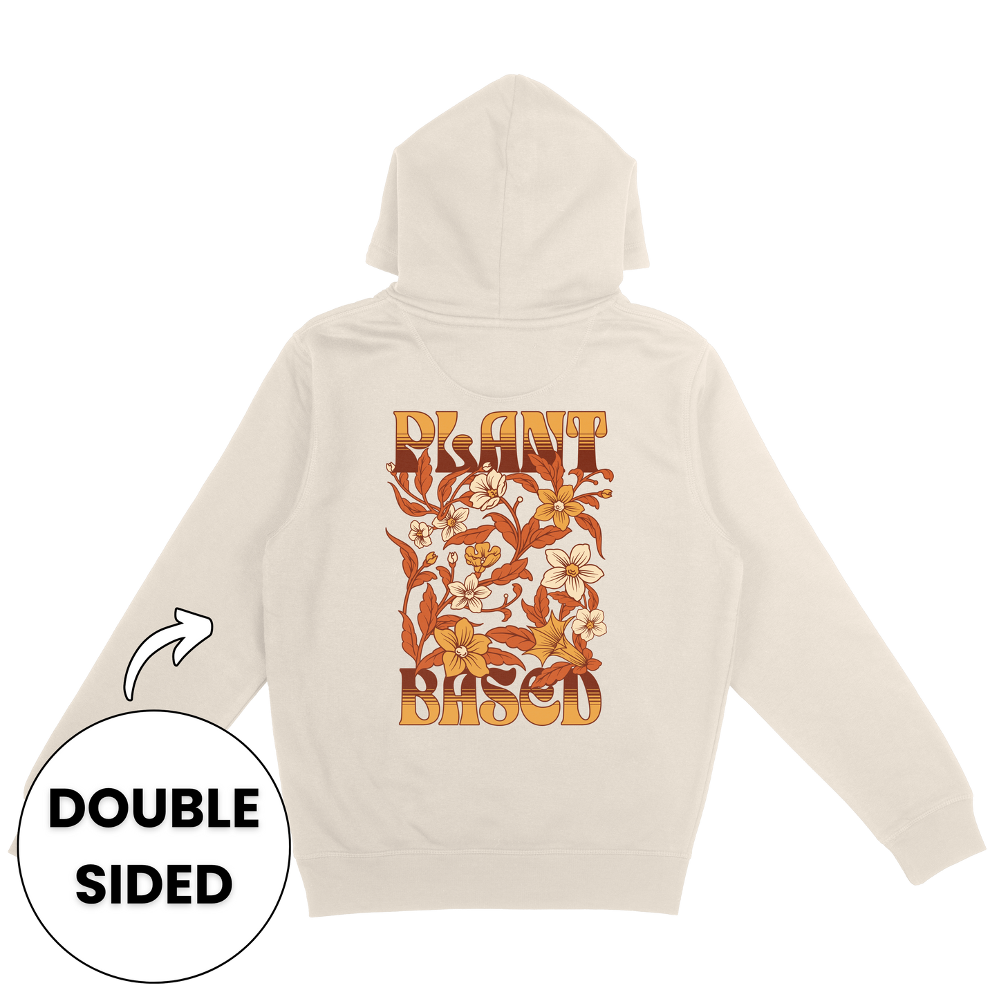 Plant-Based Flowers Streetwear Hoodie
