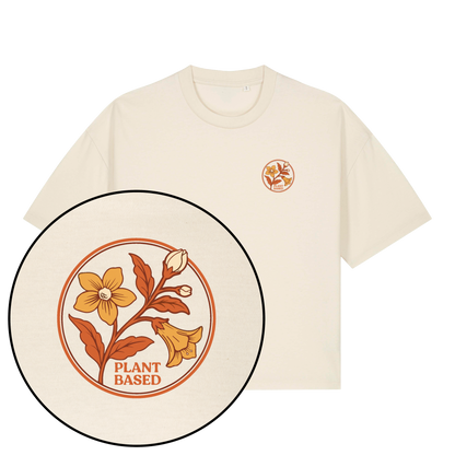 Plant-Based Flowers Streetwear Women's Boxy T-Shirt