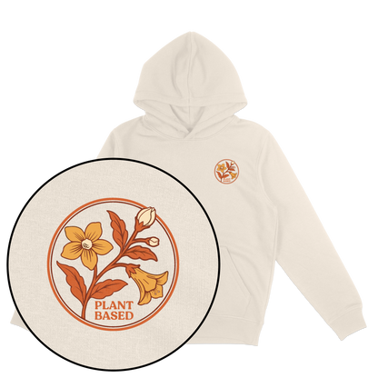 Plant-Based Flowers Streetwear Hoodie