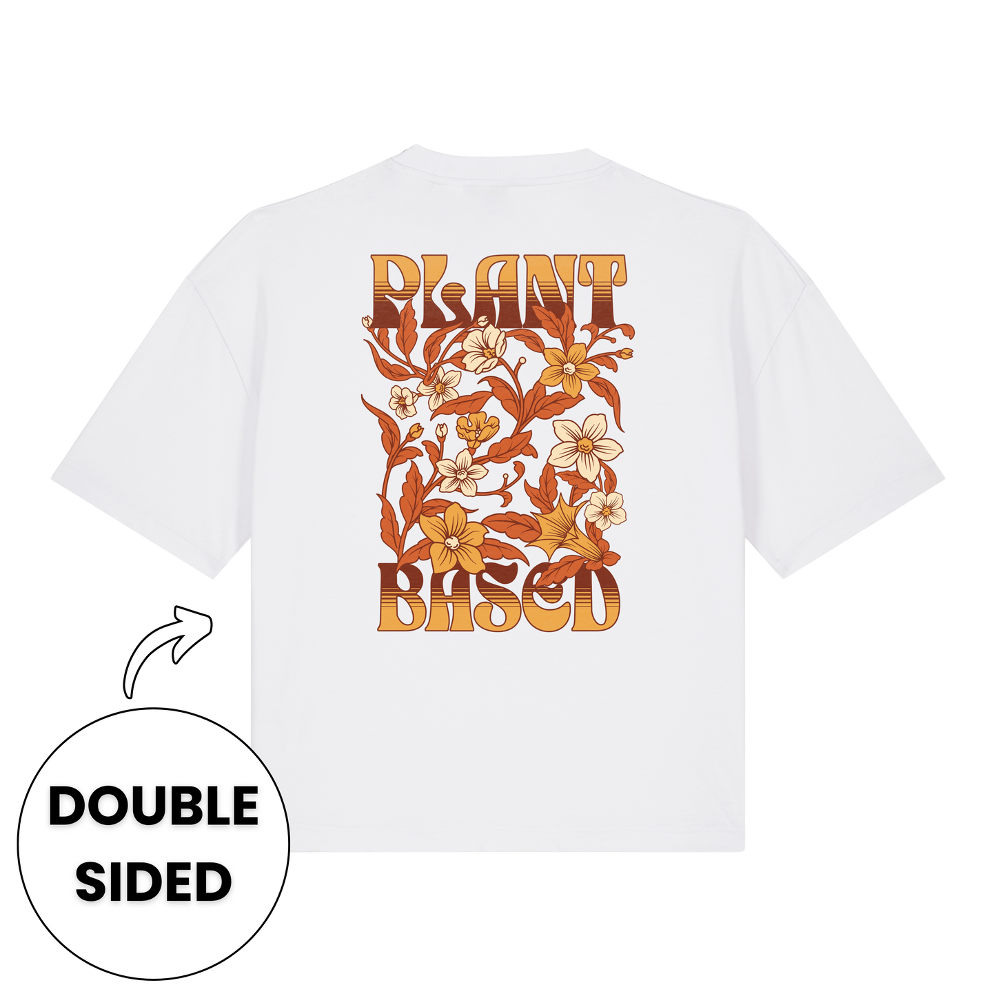 Plant-Based Flowers Streetwear Women's Boxy T-Shirt