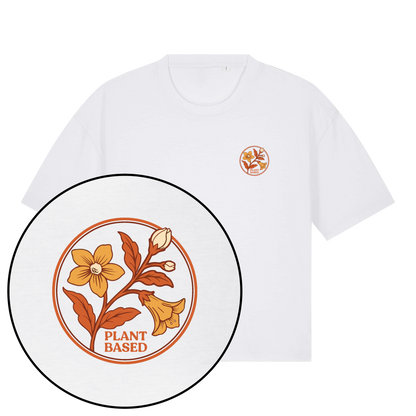 Plant-Based Flowers Streetwear Women's Boxy T-Shirt