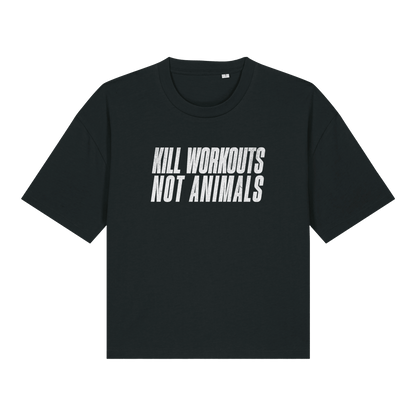 Kill Workouts Not Animals Women's Boxy T-Shirt - Vegan America