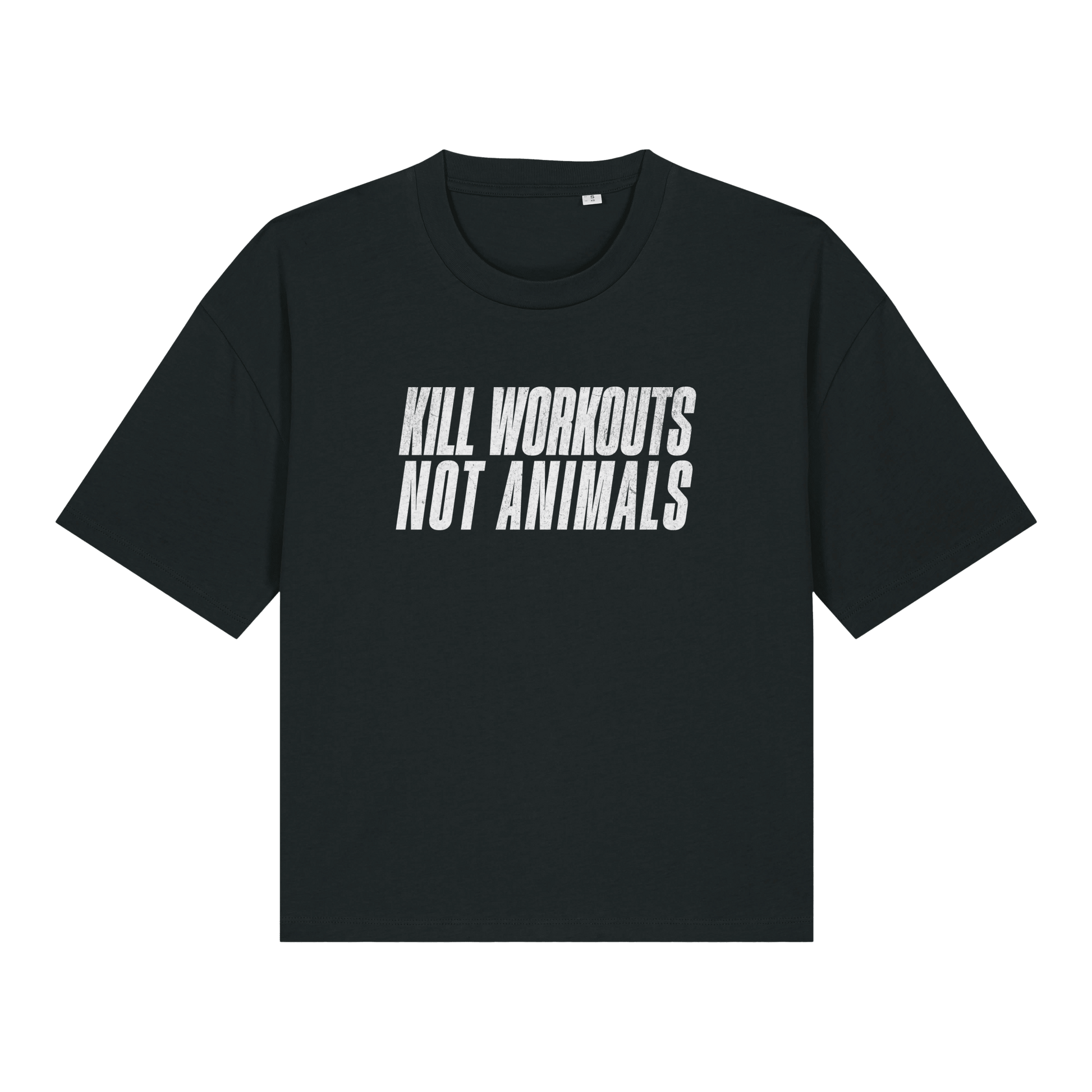 Kill Workouts Not Animals Women's Boxy T-Shirt - Vegan America
