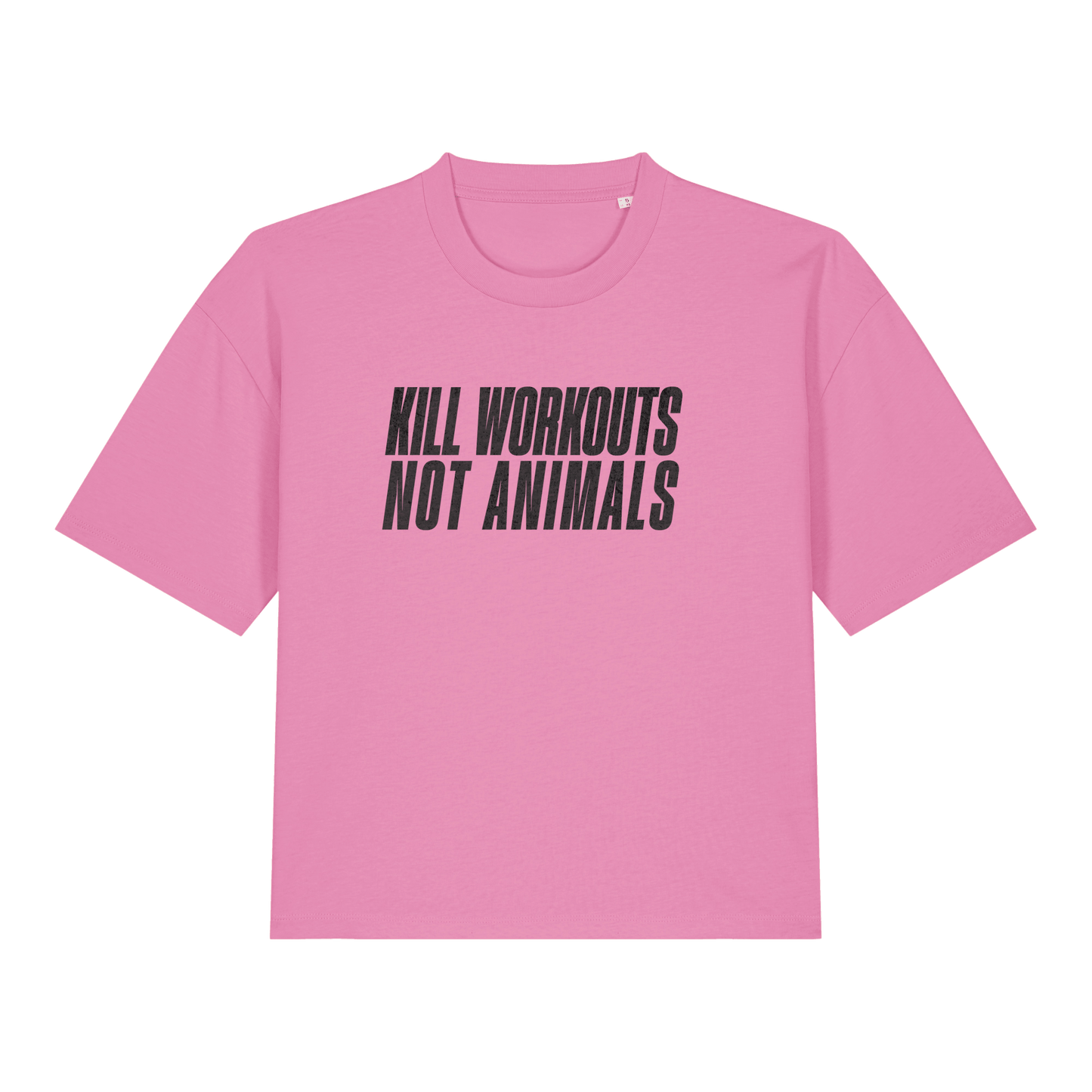 Kill Workouts Not Animals Women's Boxy T-Shirt - Vegan America