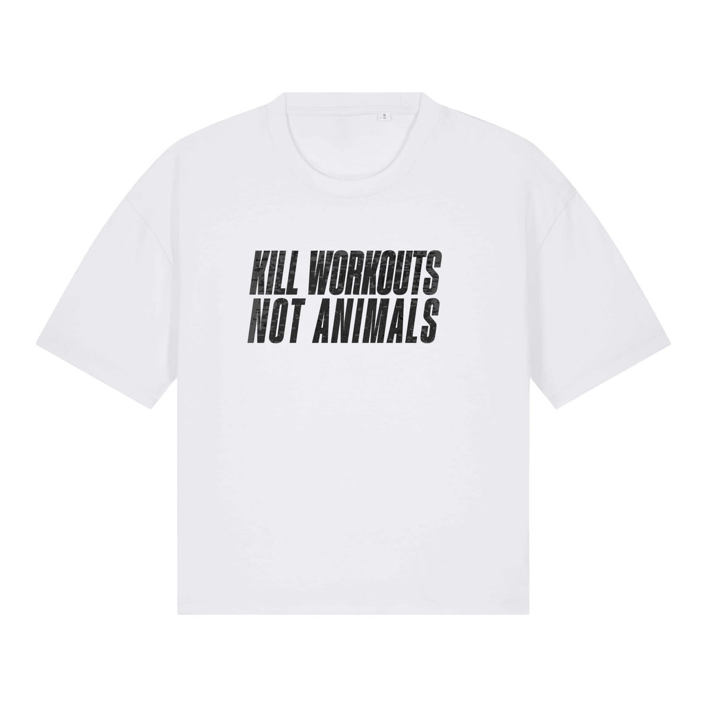 Kill Workouts Not Animals Women's Boxy T-Shirt - Vegan America
