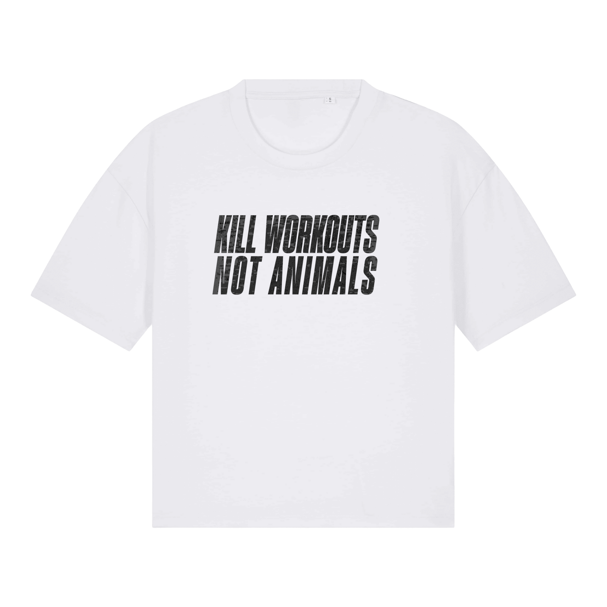 Kill Workouts Not Animals Women's Boxy T-Shirt - Vegan America
