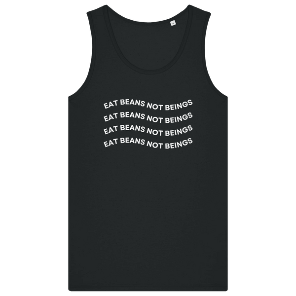 Eat Beans Not Beings Men's Tank Top - Vegan America
