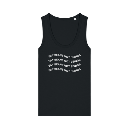 Eat Beans Not Beings Women's Tank Top - Vegan America
