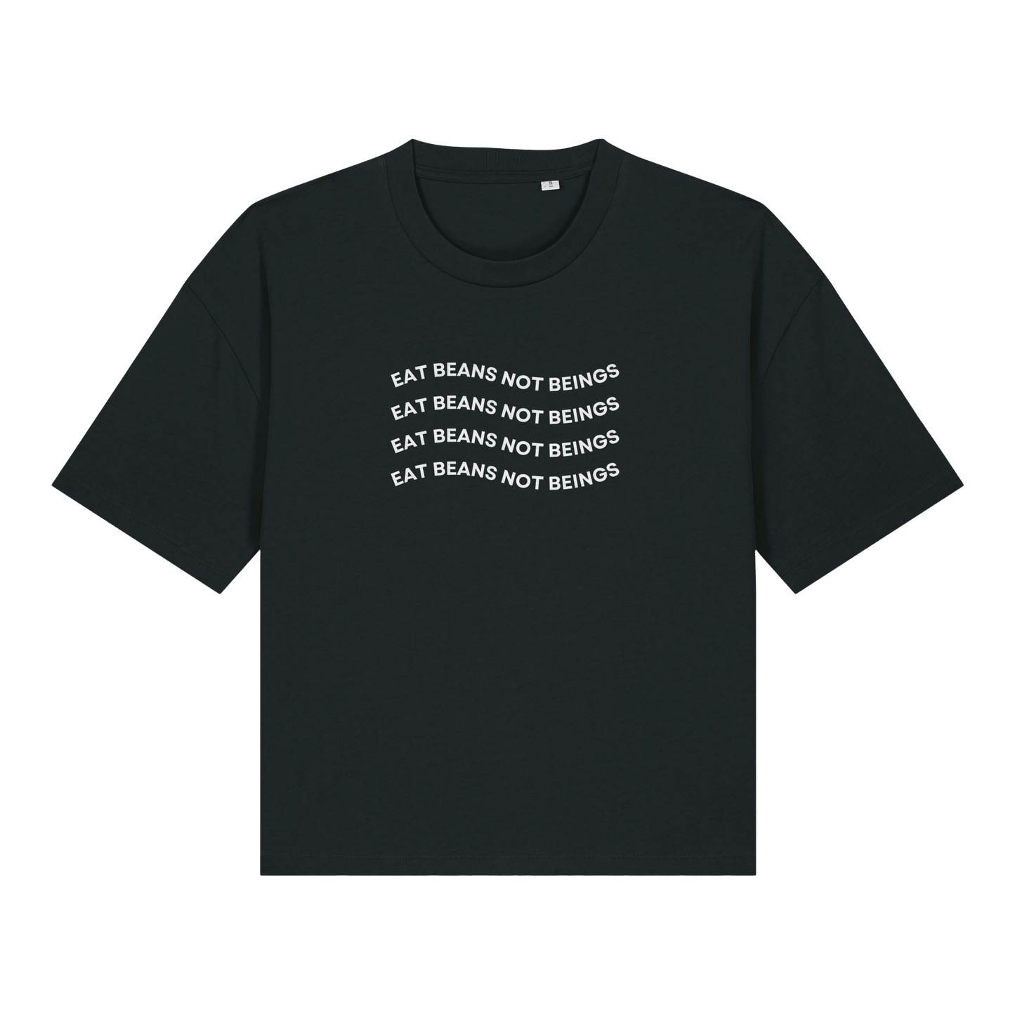 Eat Beans Not Beings Women's Boxy T-Shirt - Vegan America