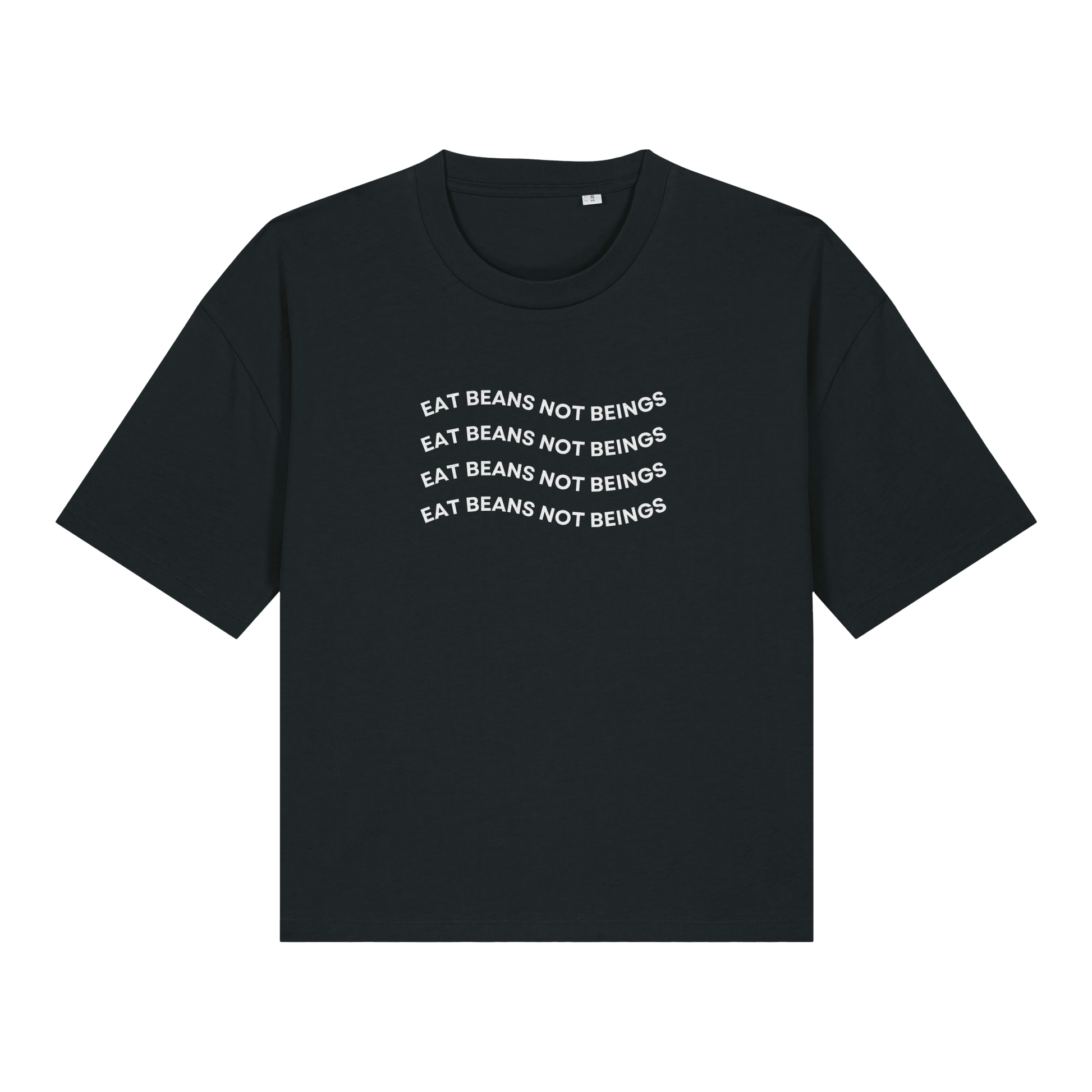 Eat Beans Not Beings Women's Boxy T-Shirt - Vegan America