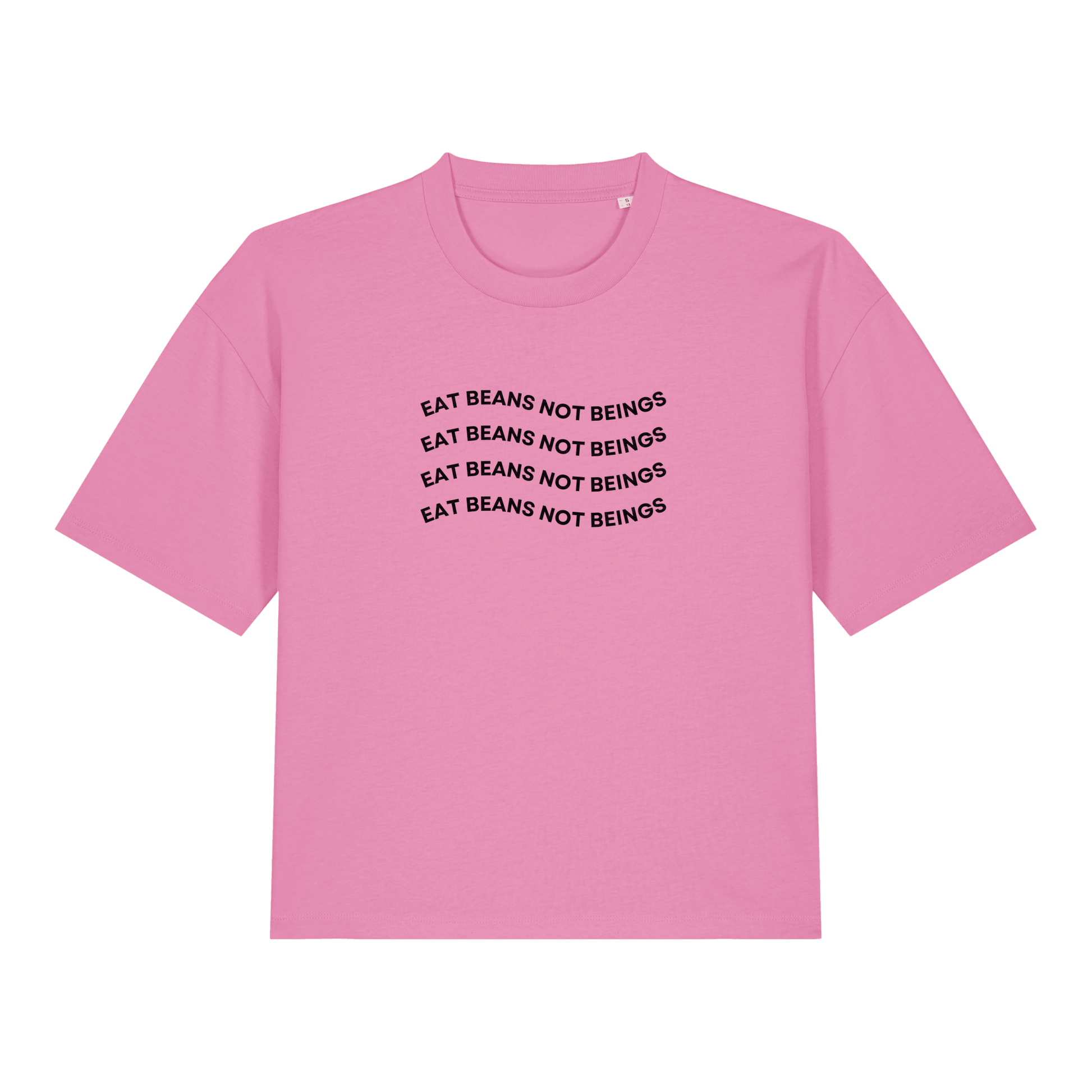 Eat Beans Not Beings Women's Boxy T-Shirt - Vegan America