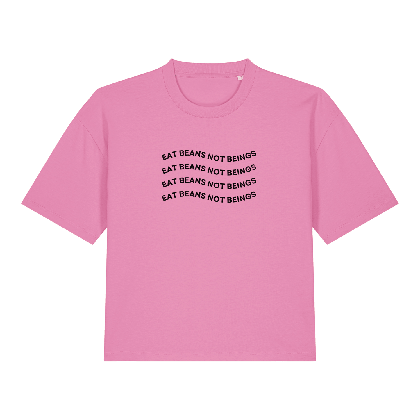 Eat Beans Not Beings Women's Boxy T-Shirt - Vegan America