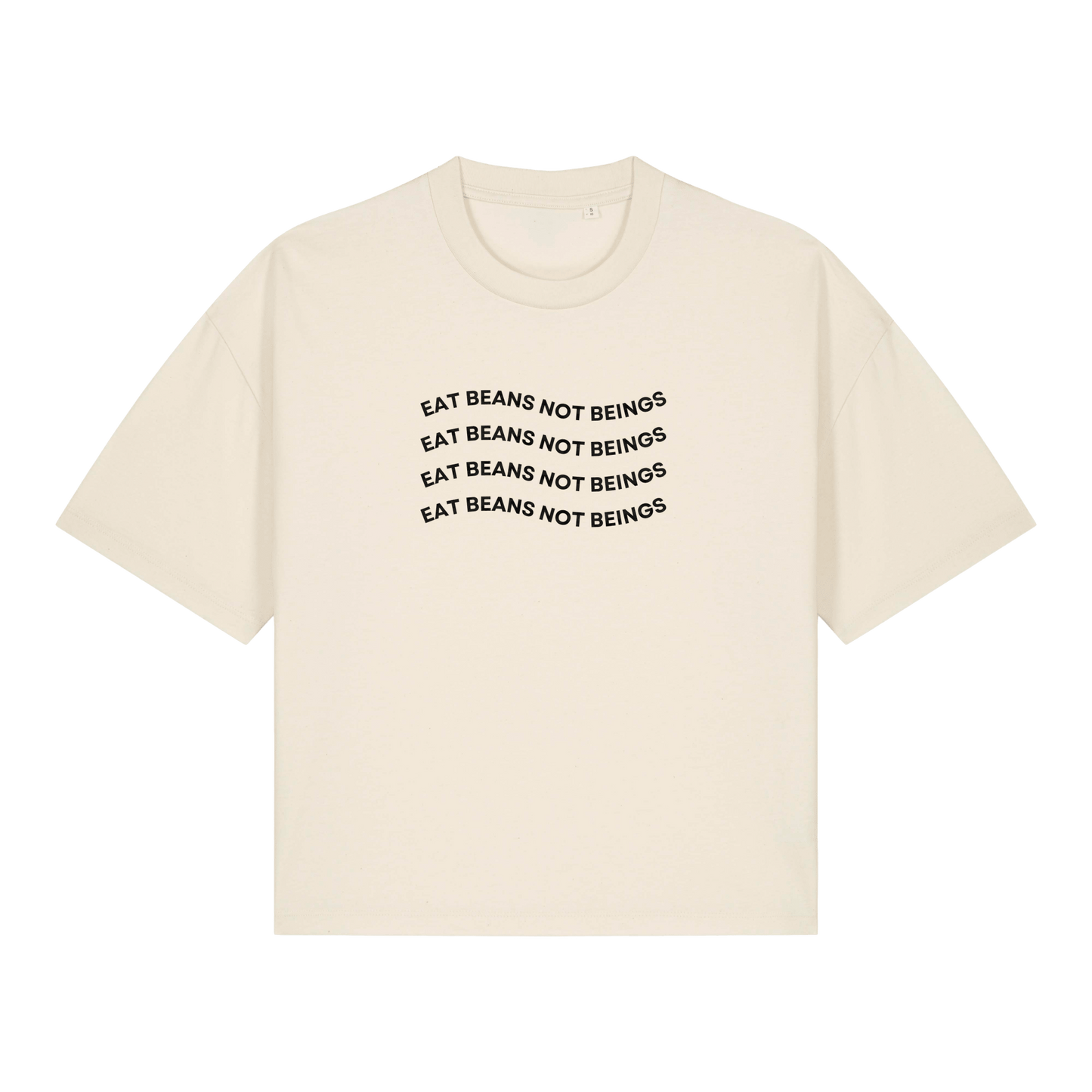 Eat Beans Not Beings Women's Boxy T-Shirt - Vegan America
