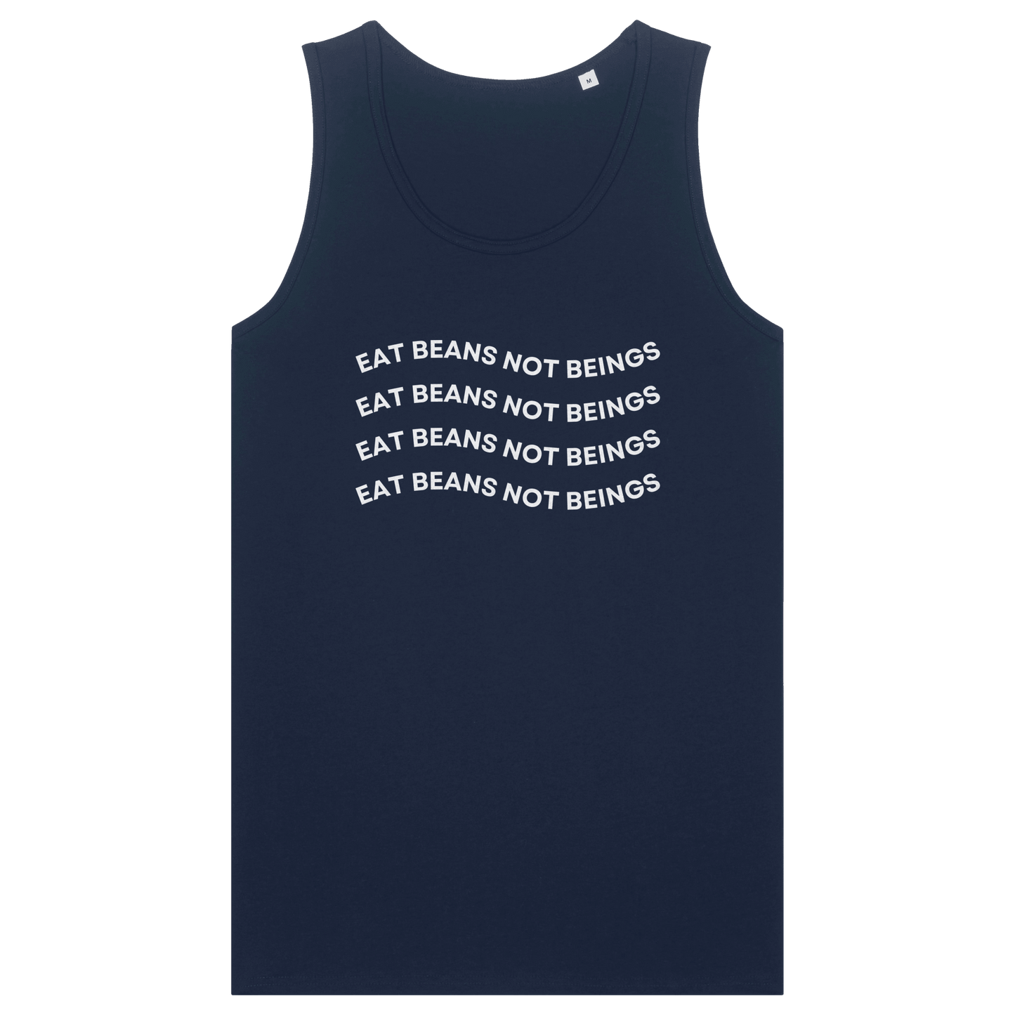 Eat Beans Not Beings Men's Tank Top - Vegan America