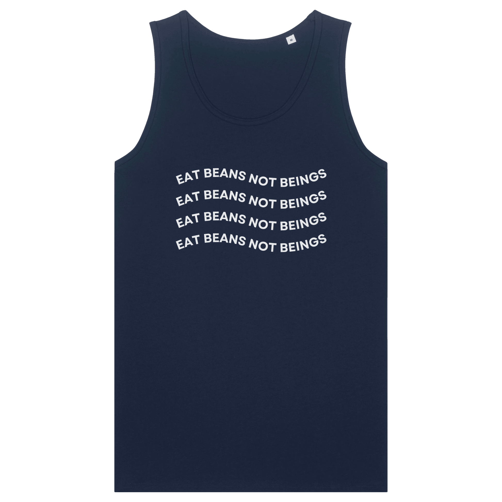 Eat Beans Not Beings Men's Tank Top - Vegan America