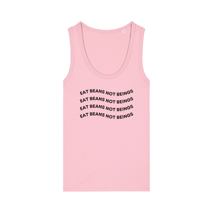 Eat Beans Not Beings Women's Tank Top - Vegan America