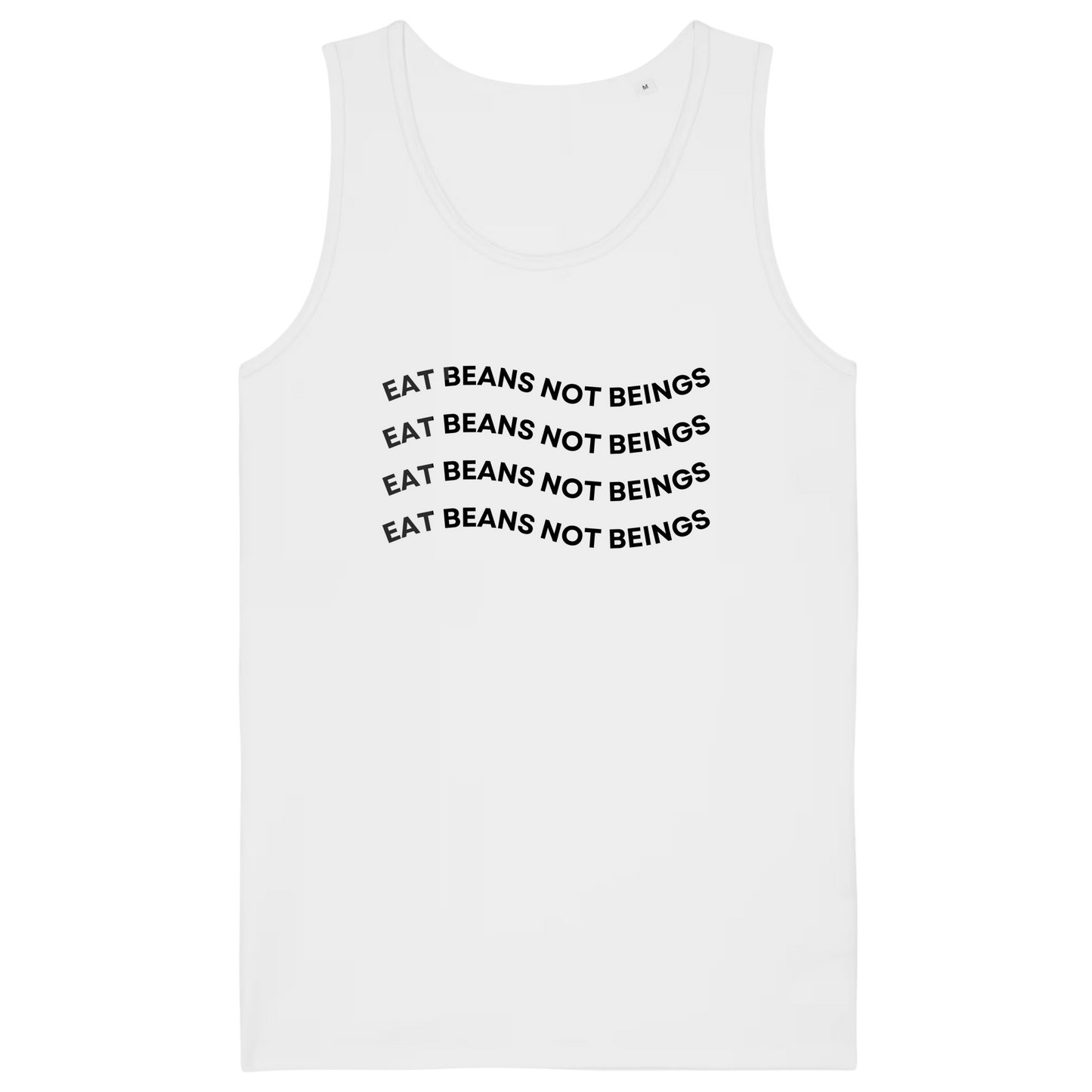 Eat Beans Not Beings Men's Tank Top - Vegan America